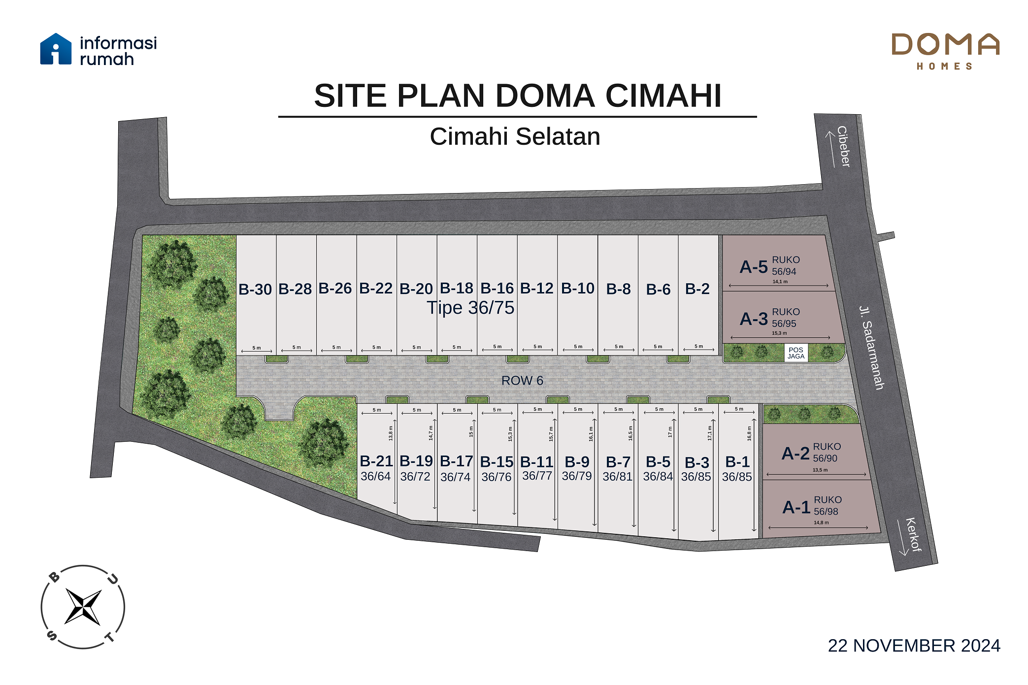 SITE PLAN DOMA NOVEMBERR SITE PLAN DOMA NOVEMBERR
