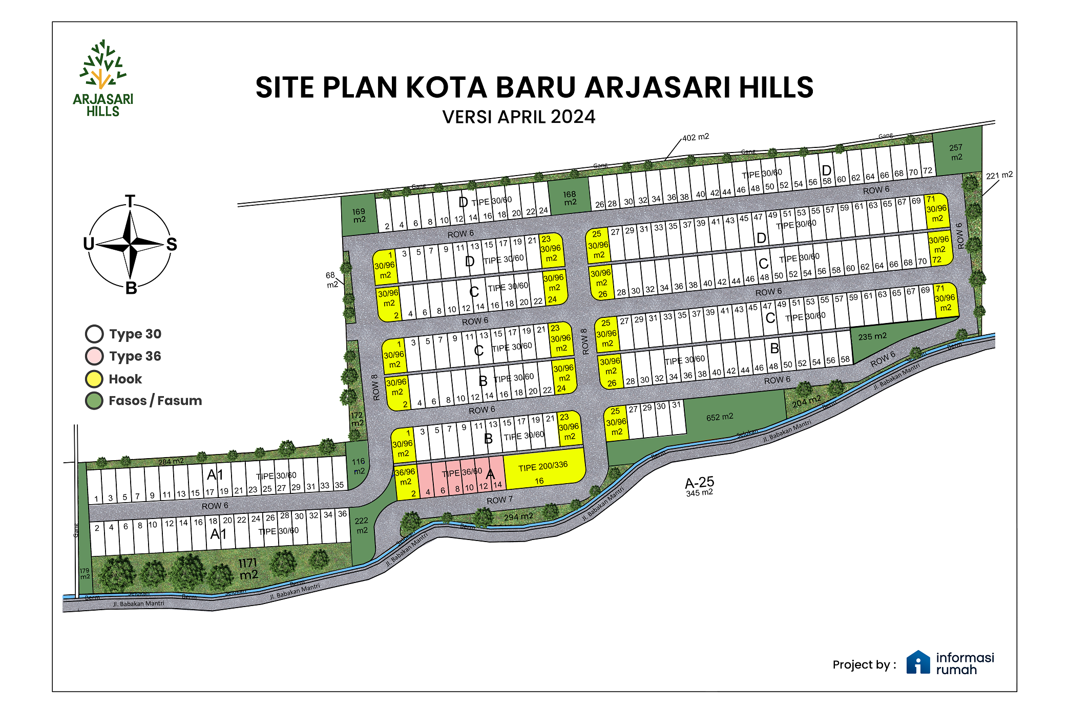 SITE PLAN KOTA BARU ARJASARI HILLS SITE PLAN KOTA BARU ARJASARI HILLS
